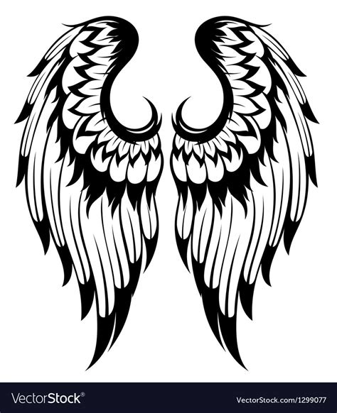 Angel Wings Royalty Free Vector Image Vectorstock