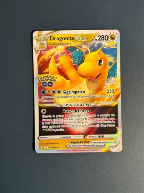 Carte Pok Mon Dragonite V Astro Promo Swsh Pokemon Go Mint Ita Eur