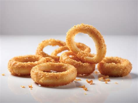 Premium Photo Frozen Onion Rings In Air Fryer