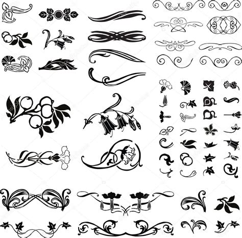 decor items stock vector  croman