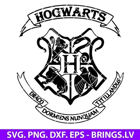 Hogwarts Magic School SVG Harry Potter SVG Wizard SVG PNG DXF