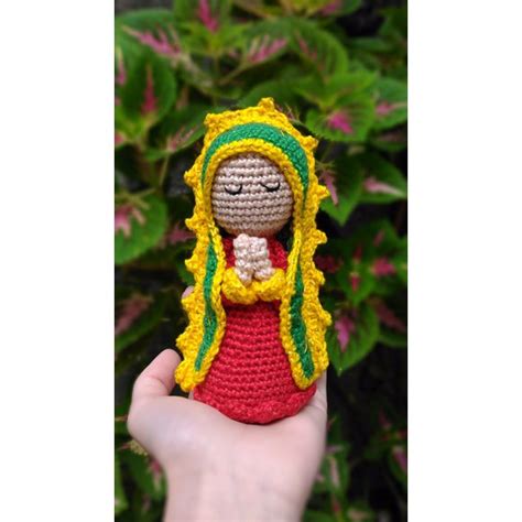 Nossa Senhora De Guadalupe Amigurumi Shopee Brasil