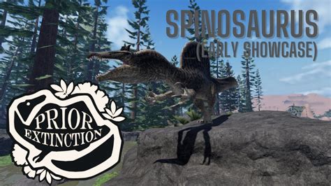 Spinosaurus Early Showcase Prior Extinction Youtube