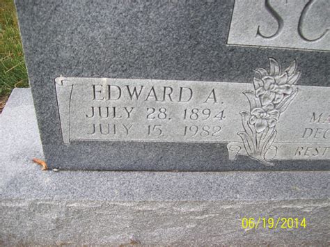 Edward A Schimmel 1894 1982 Mémorial Find a Grave