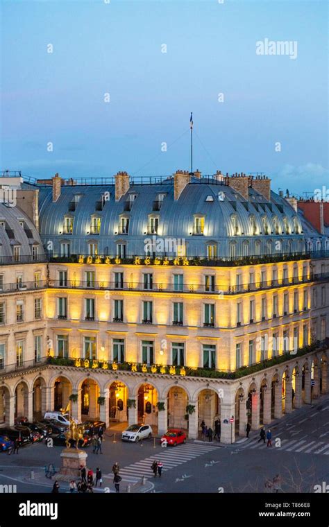 France, Paris, the hotel Regina Stock Photo - Alamy