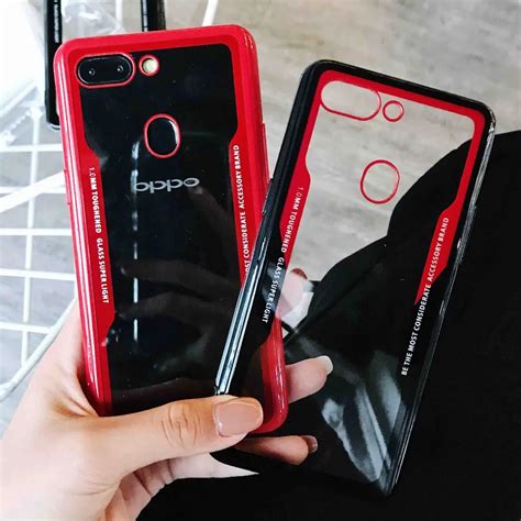 TPFIX TPU Acrylic Case For OPPO F7 F9 Phone Transparent Cover For OPPO