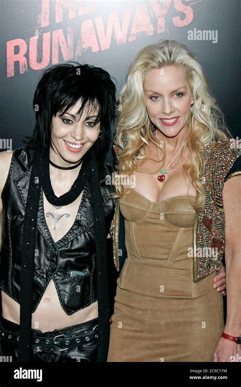 Los Angeles, USA. 11th Mar, 2010. Joan Jett and Cherie Currie of The ...