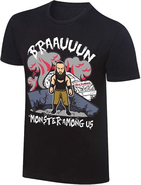 Wwe Nerds Braun Strowman Monster Among Us Official Cartoon Mens T