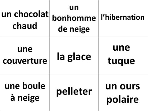 26 Mots étiquettes d hiver Imprimable