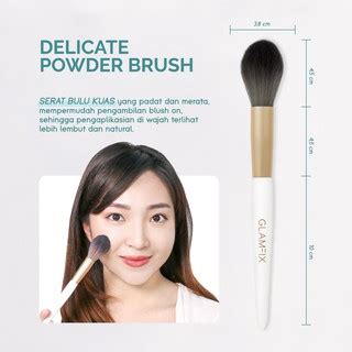 Jual Glamfix Classic Delicate Glow Fancy Brush Kuas Makeup