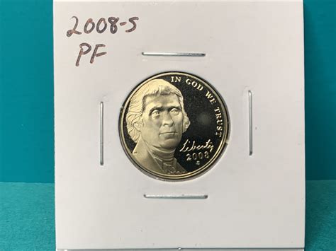 2008 S Jefferson Proof Nickel For Sale Buy Now Online Item 644237