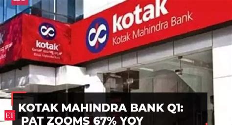 Kotak Bank Kotak Mahindra Bank Q1 Pat Zooms 67 Yoy To Rs 3452 Crore