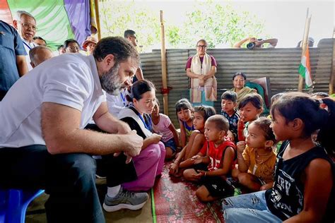 Heartbreaking Rahul Gandhi Meets People Affected By Violence In