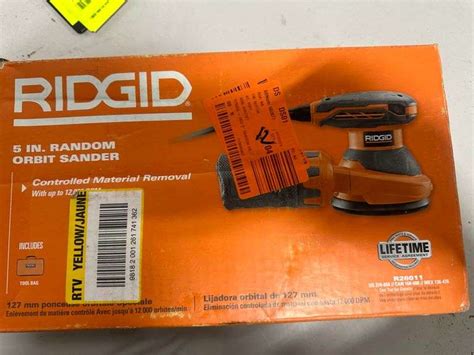 Rigid 3 Corded 5 In Random Orbital Sander With AIRGUARD Technology