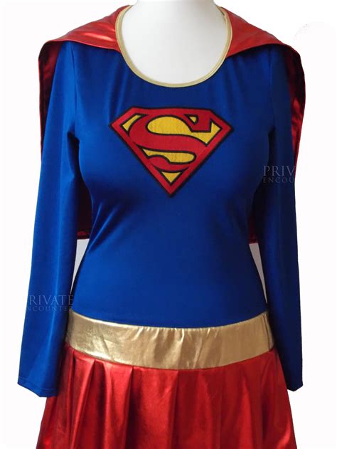 Superwoman Supergirl Superhero Hero Fancy Dress Outfitcostume Comic