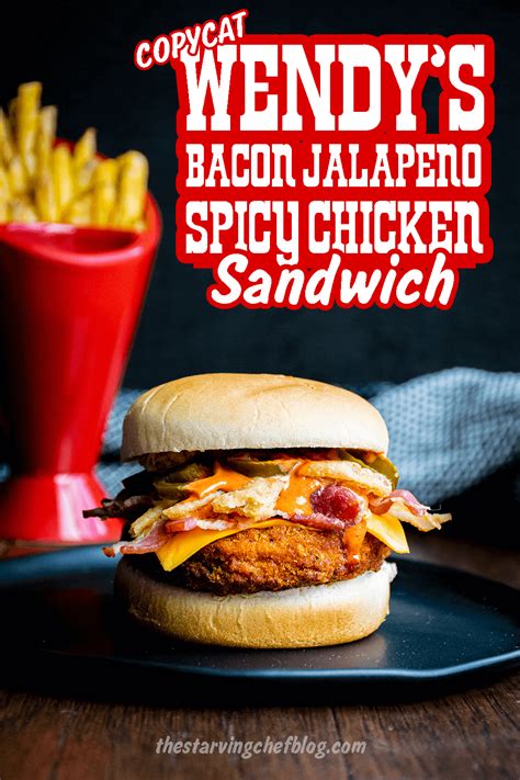 Copycat Wendy's Bacon Jalapeno Spicy Chicken Sandwich | Recipe | Spicy ...