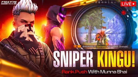 Grandmaster Live Rank Push Free Fire Telugu Munna Bhai Is Live