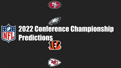 2022 Nfl Conference Championship Predictions Youtube