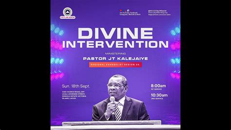 Divine Encounter With Pastor J T Kalejaiye Rccg Cod Sunshine