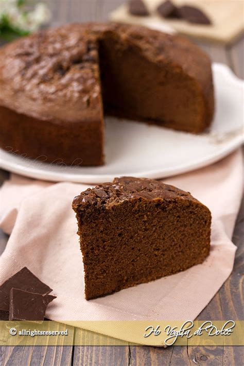 Torta Con Cioccolato Al Latte Soffice E Senza Burro Ho Voglia Di Dolce