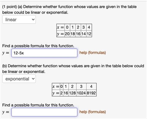 Solved Point A Determine Whether Function Whose Values Are Given