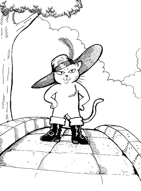 Puss In Boots Coloring Pages