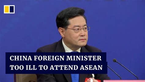 ‘health Reasons Chinese Foreign Minister Qin Gang To Miss Asean