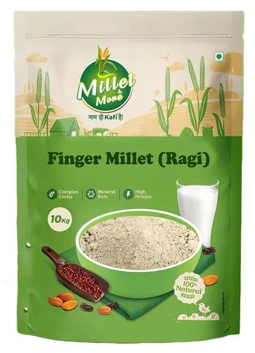 MILLET MORE Iso 9001 Certified Pure Ragi Flour 1 Gm 10 Kg At Rs 68 Kg