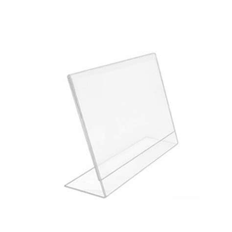 Displaypro A4 Landscape Acrylic Poster Menu Holder Lean To Perspex