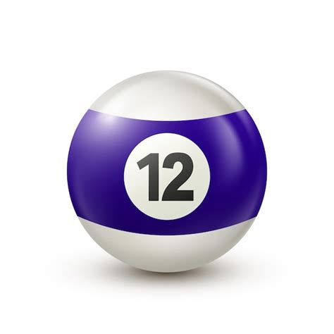 Boule De Billard Violet Billard Avec Boule De Loterie Snooker Numéro 12