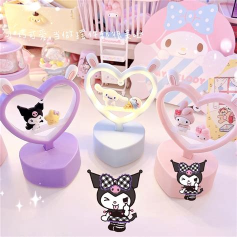 Kawaii Sanrio Anime Mymelody Kuromi Cinnamoroll Kitty Estéreo Romántico