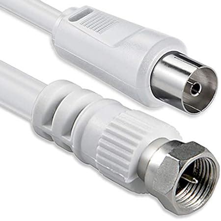 Coaxiale Aerial F Connecteur Mâle Plug to RF M Mâle Câble pour