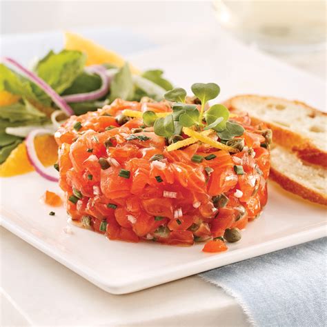 Tartare De Saumon Classique Je Cuisine Recipe Salmon Tartare