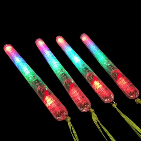 8 Led Glow Sticks Re Usable Flashing Light Stick Glowtopia