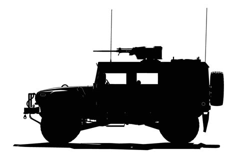 Armored Vehicle Graphic Silhouette Vector Art At Vecteezy