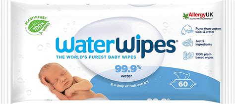 Waterwipes Sensitive Newborn Biodegradable Unscented Wipes Pack Of