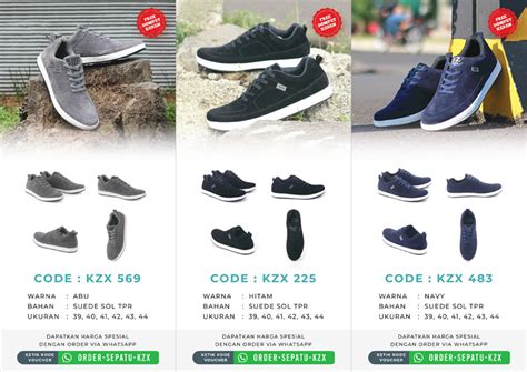 √ 10 Contoh Brosur Sepatu Menarik Dan Informatif Onpos