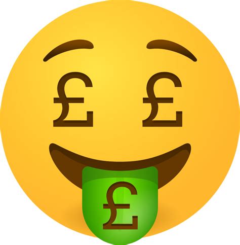 "Money mouth face £ emoji" Emoji - Download for free – Iconduck