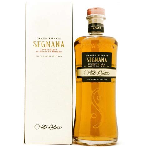 Grappa Segnana Invecchiata Botti Whisky Cl Astuccio