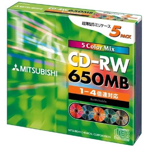 三菱化学メディア データ用cd Rw 4倍速 5枚 Sw74qm5 記録用cdメディア（cdーr、cdーrw） 最安値・価格比較