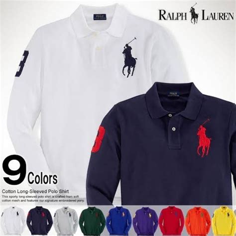 Jual Polo Shirt Tshirt Kaos Kerah Lengan Panjang Ralph Lauren Country