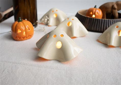 You Can Get A Ceramic Ghost Tea Light Holder And It S Adorably Spooky