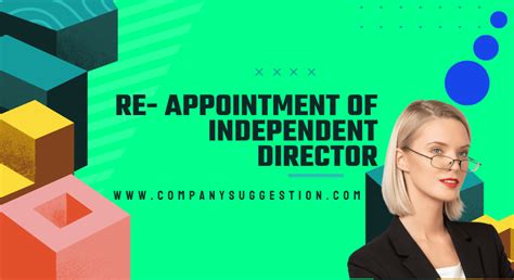 Re- appointment of Independent Director | Company Suggestion