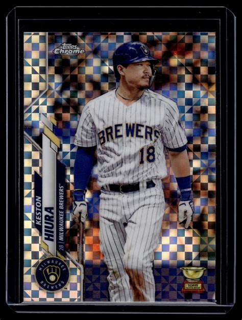 Keston Hiura 2020 Topps Chrome X Fractor Refractor Card 25 EBay