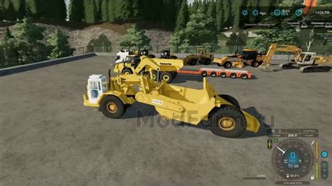 Мод Caterpillar 637k Open Bowl Scraper для Farming Simulator 2022