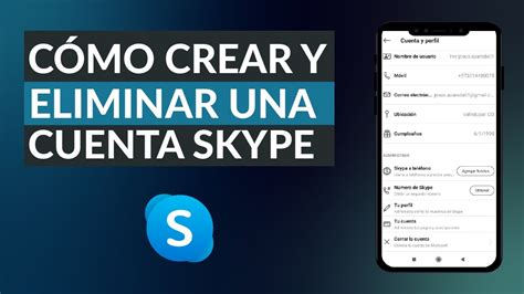 C Mo Crear Una Cuenta En Skype Eliminar Cuenta De Skype Youtube