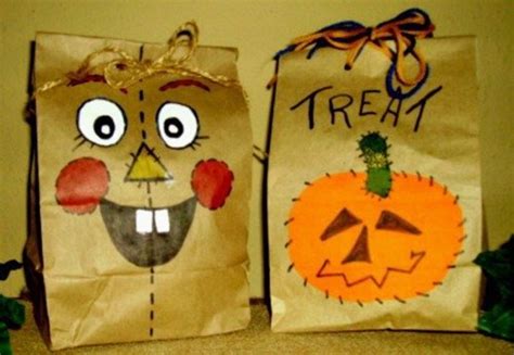 Halloween Brown Bag Treat Bags And 19 Treat Recipes Holidappy