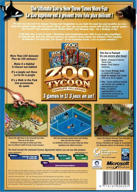 Zoo Tycoon 2001 Box Shot For Pc Gamefaqs 43 Off