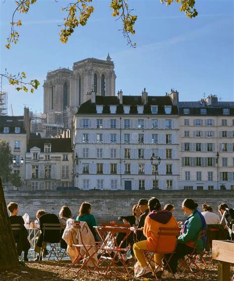 Paris Street And The Haussmann Building View Of The Capital City Of