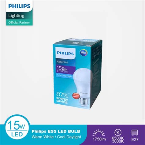 Jual PHILIPS Essential LEDBulb 15Watt E27 3000K 6500K 230V 1CT 12 APR